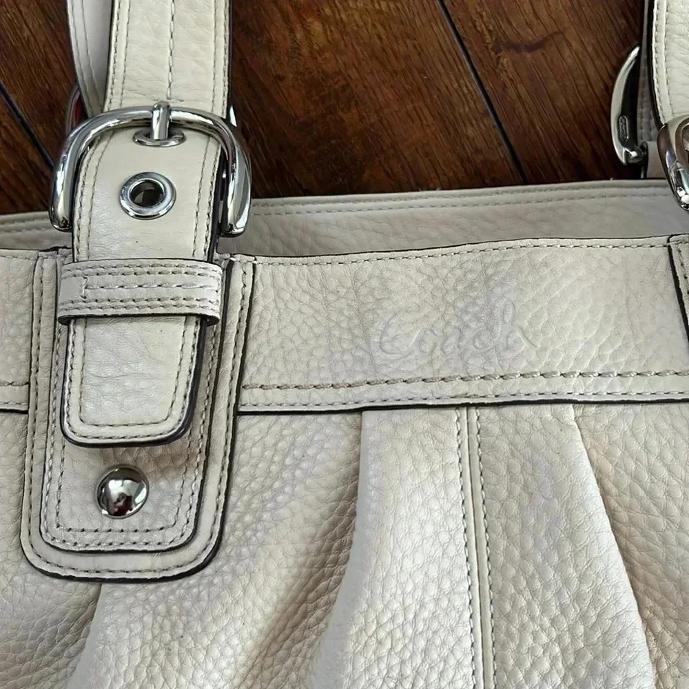Coach Soho Pleated Leather shoulder Bag